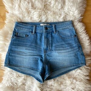 BP Stretch high rise shortie shorts, size 27